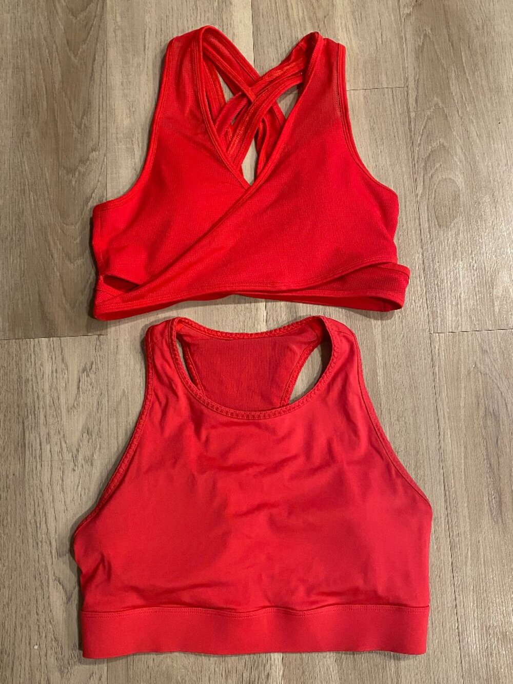 💗 Bright Pink Fabletics Bra Bundle | Cute Gym Girl Energy | Size M | Padded - Picture 2 of 10